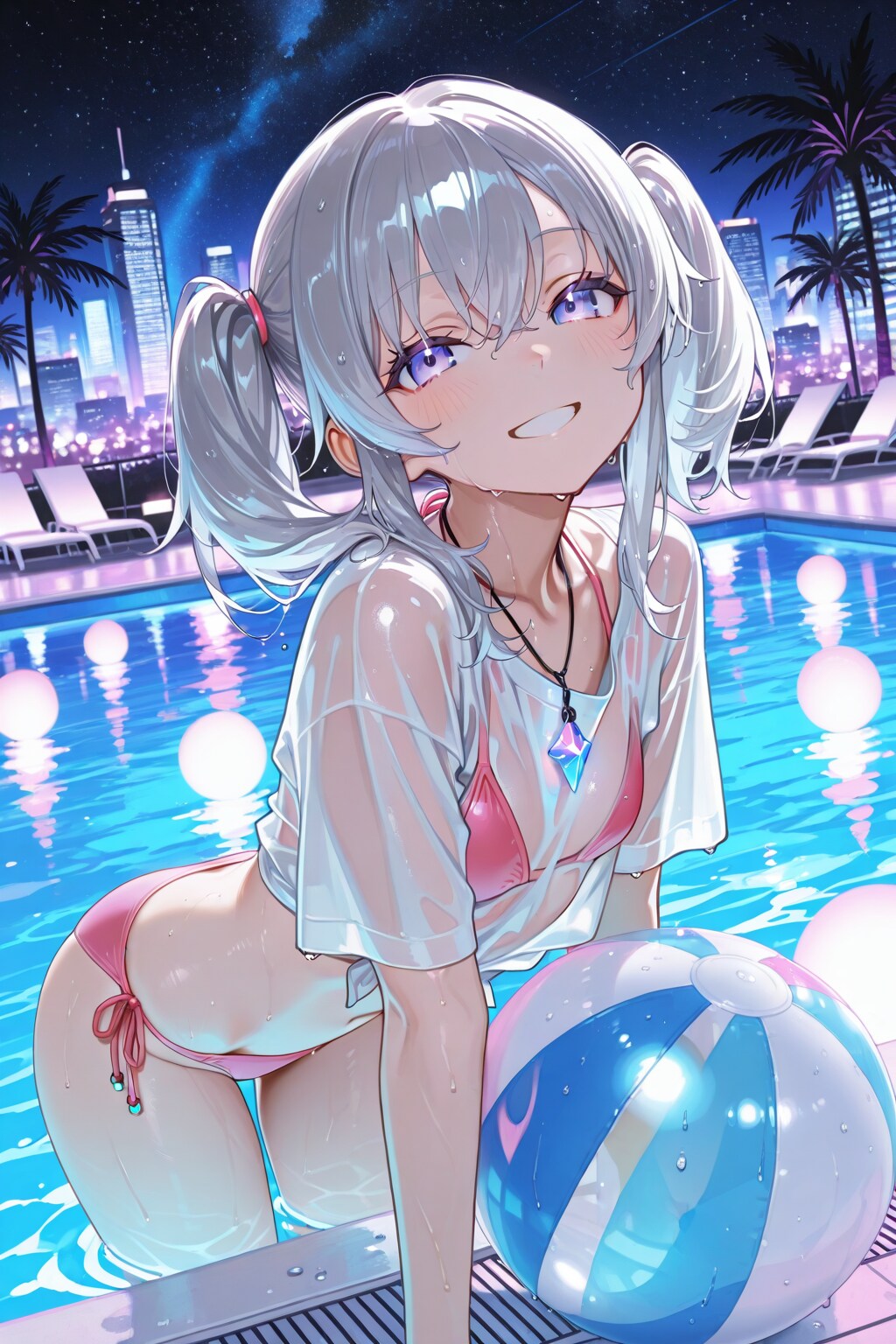 night pool debut