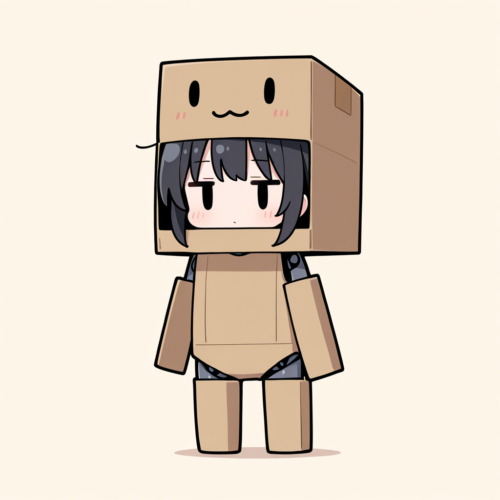 着ぐるみ着せ替え（段ボール）