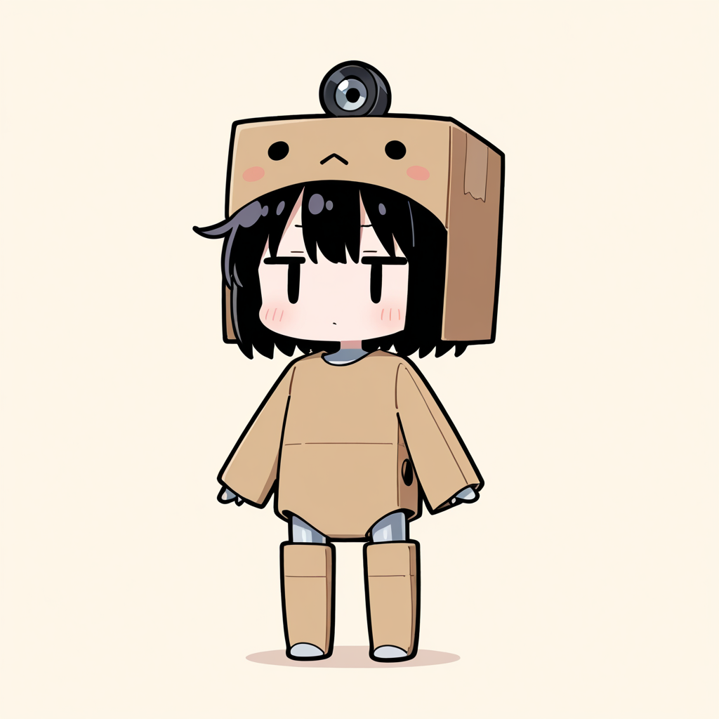 着ぐるみ着せ替え（段ボール）