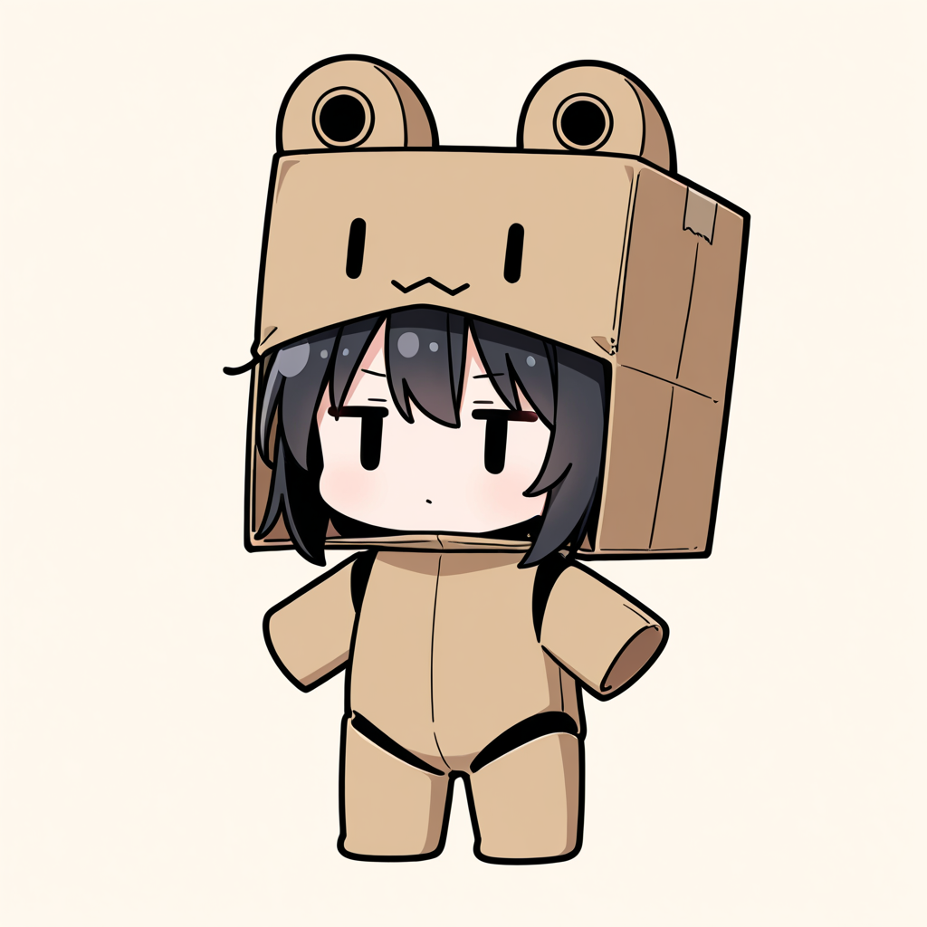 着ぐるみ着せ替え（段ボール）