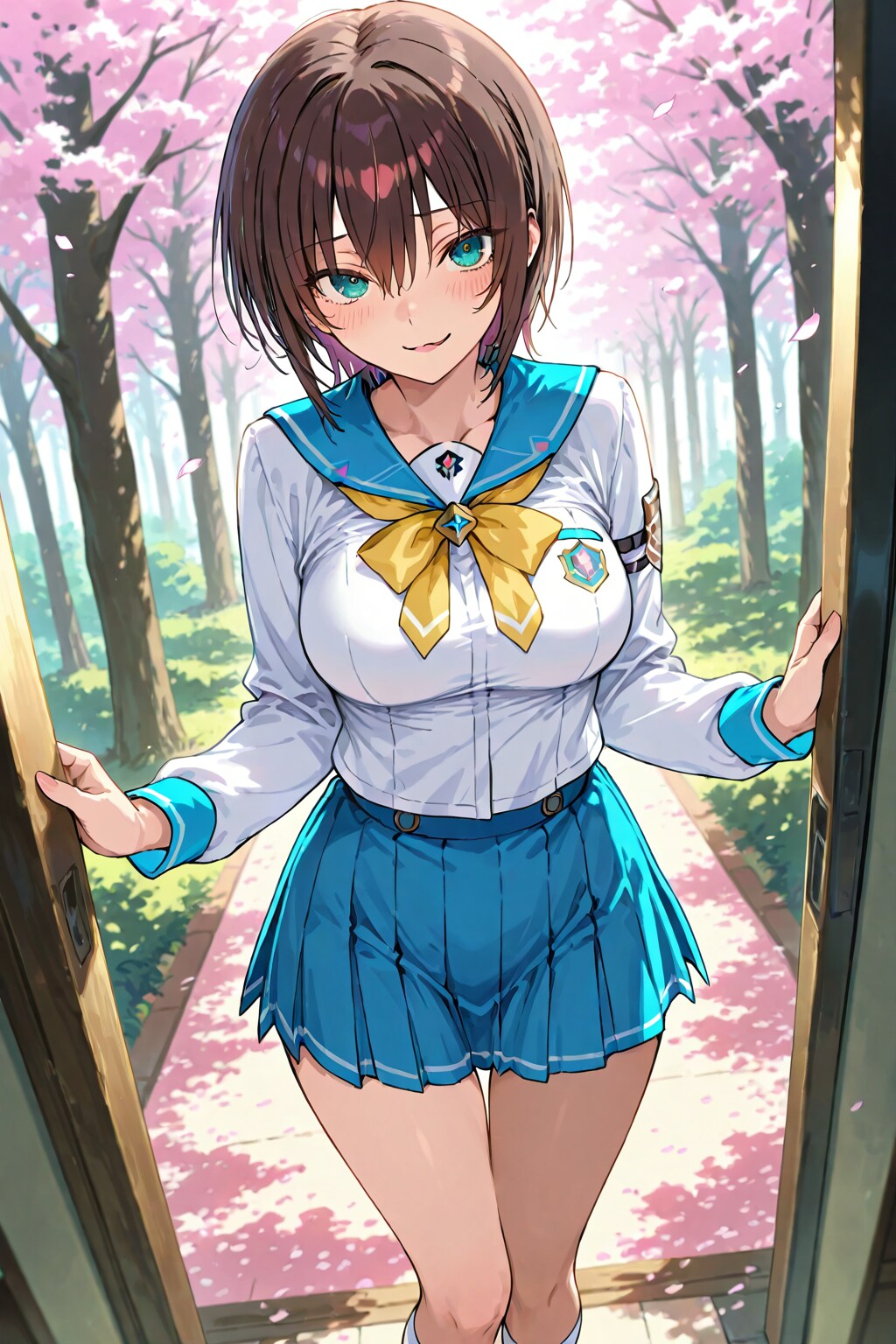 セーラー服蒼井と桜