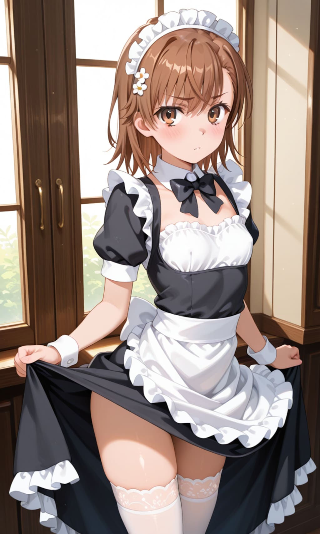 メイド服を着てくれる美琴さん