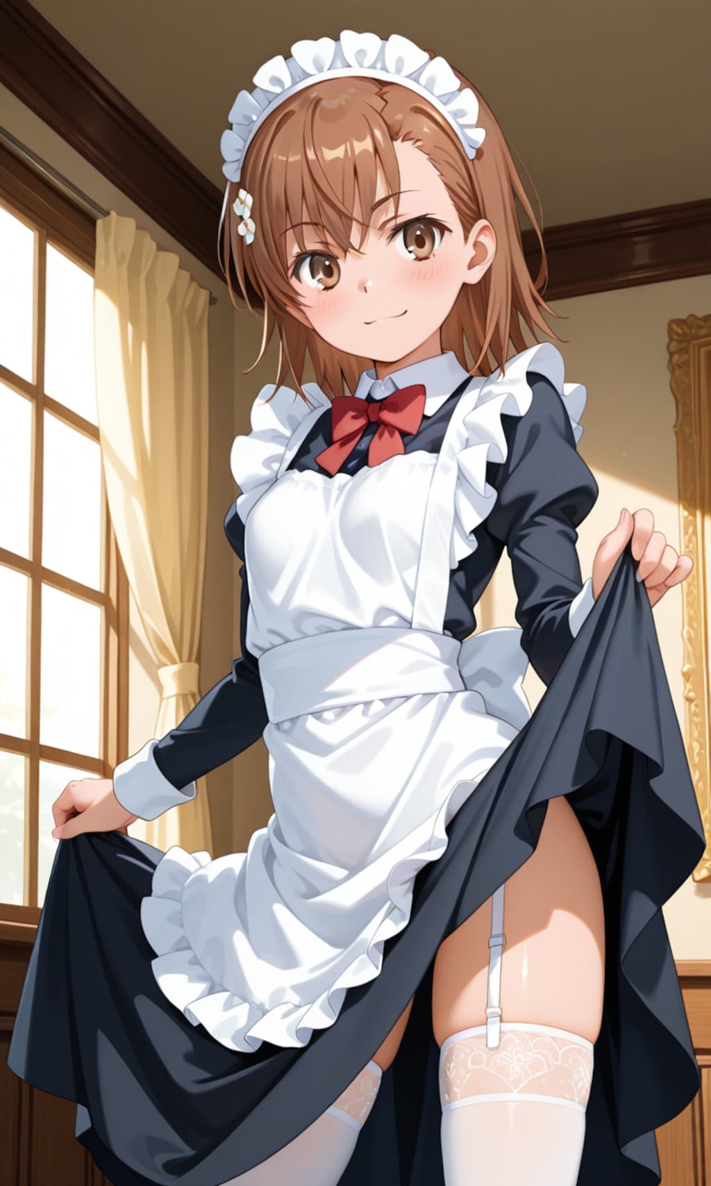 メイド服を着てくれる美琴さん