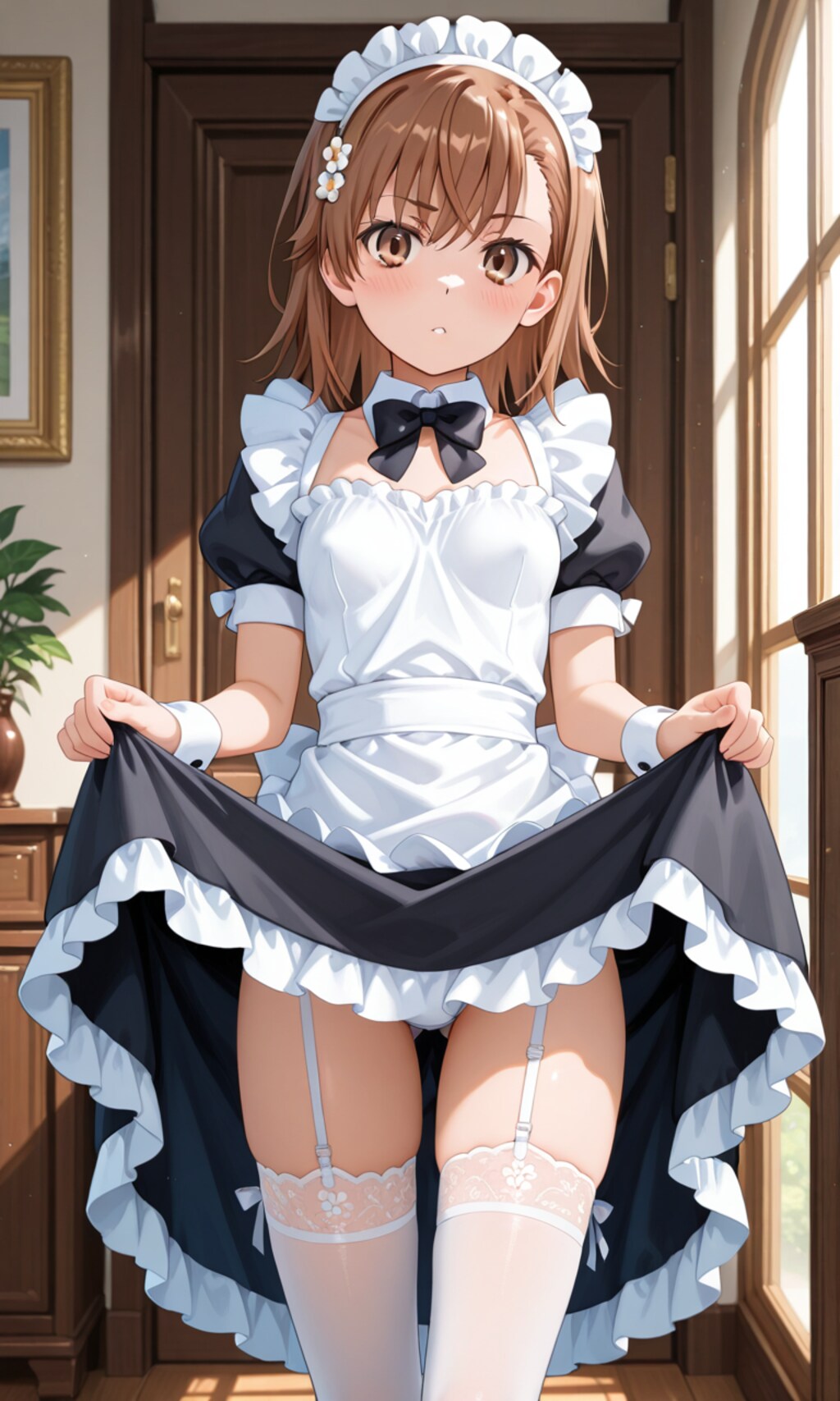メイド服を着てくれる美琴さん