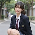 清楚な女子校生 3枚目