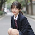 清楚な女子校生 2枚目