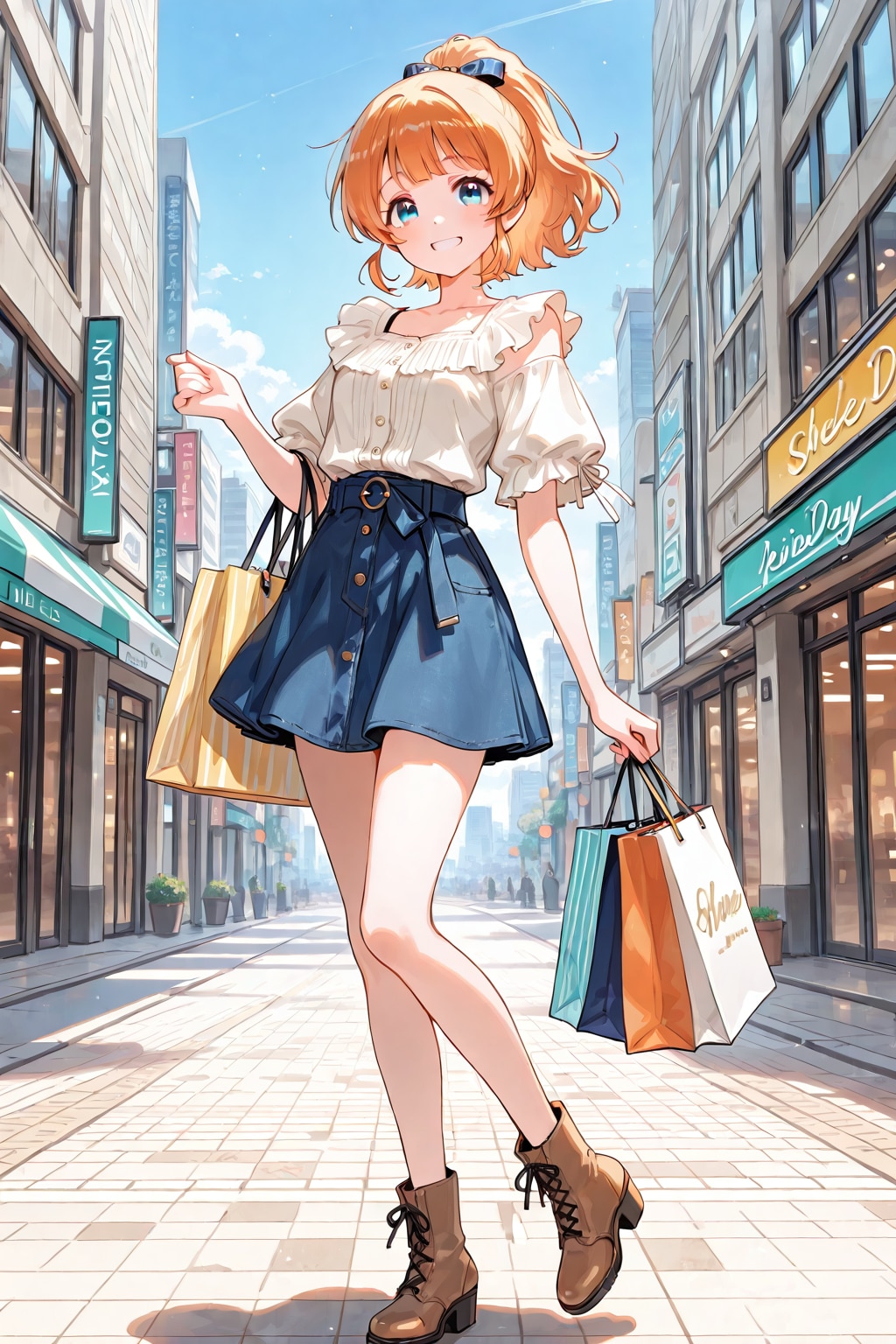 買い物は、楽しいな❤ | の人気AIイラスト・グラビア