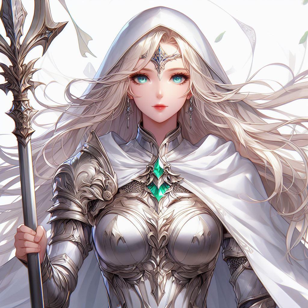 緑髪の女騎士さん