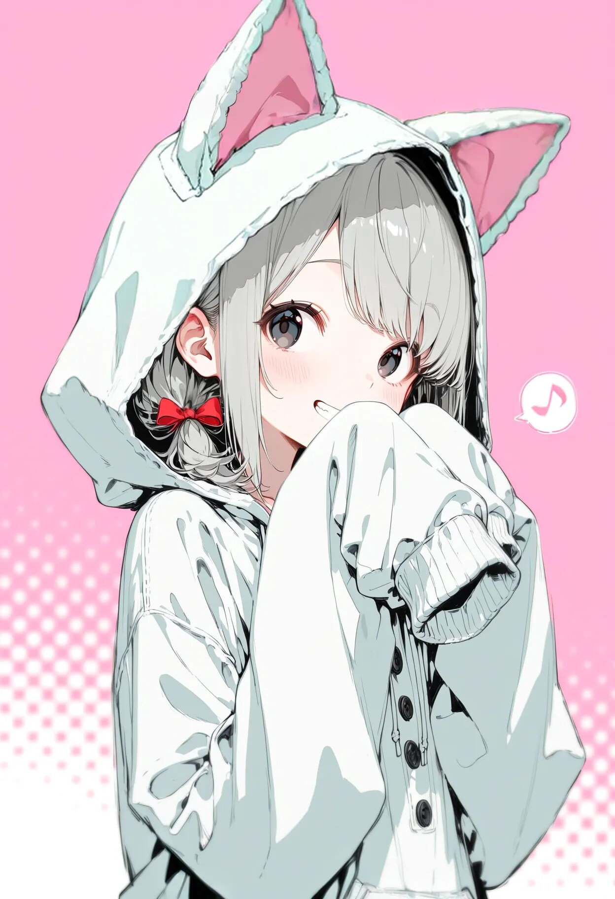 ブカブカ袖な雪華ちゃん
