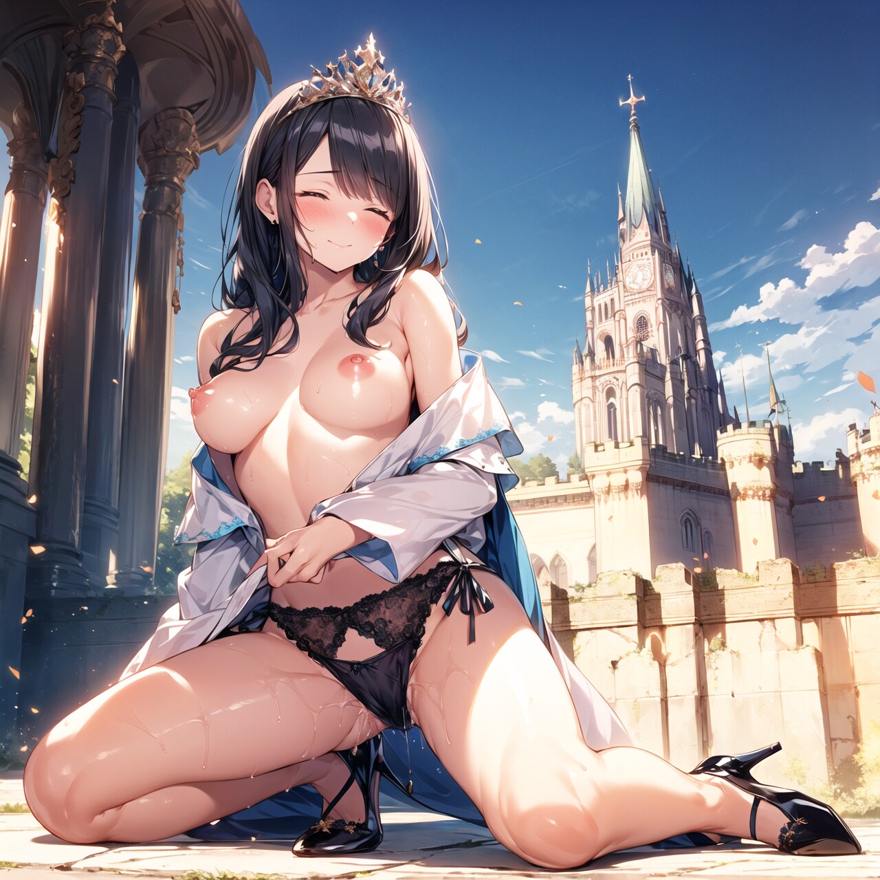 おうちの前で 02