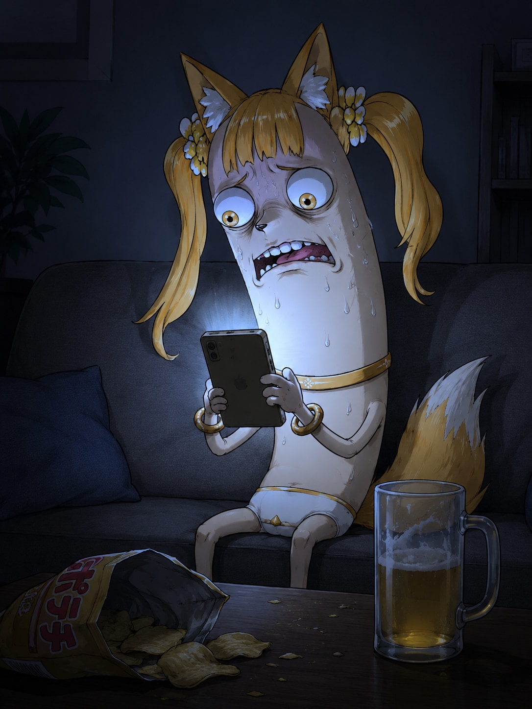 じ…時間が…