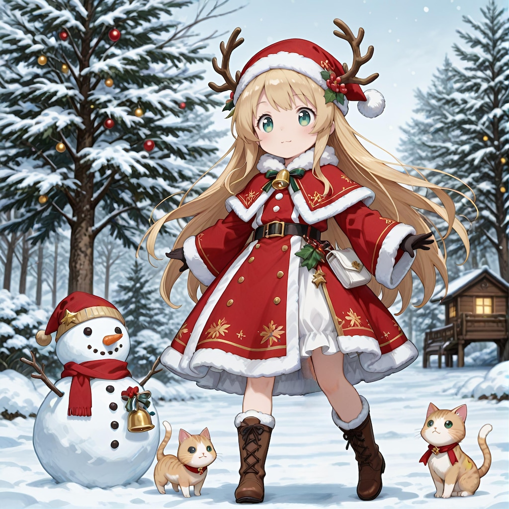 ねこさんとクリスマス クリスマス8日前