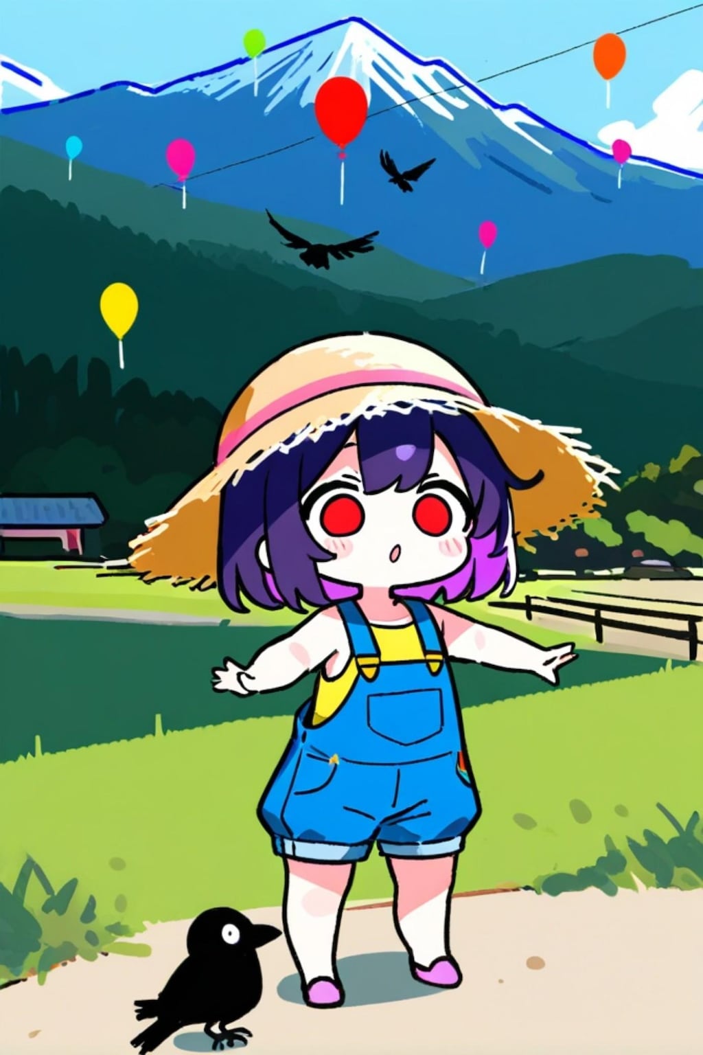 紫髪ちゃん👒🎈