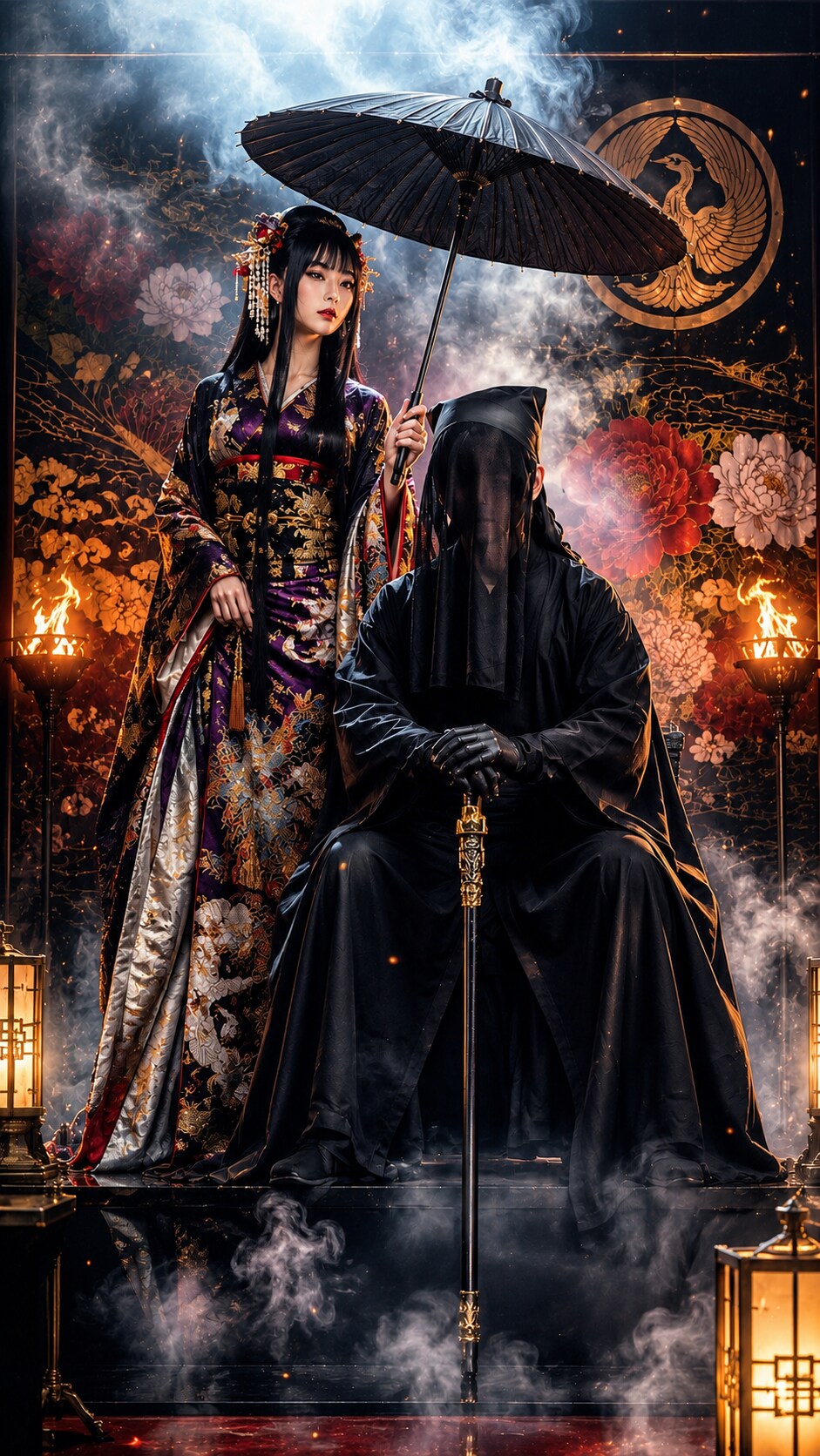 黒衣見世