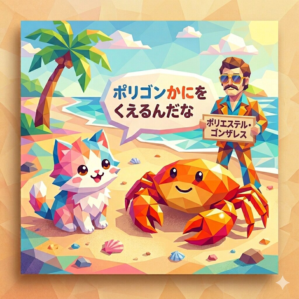 ポリゴンかにをくえるんだな🦀 | の人気AIイラスト・グラビア