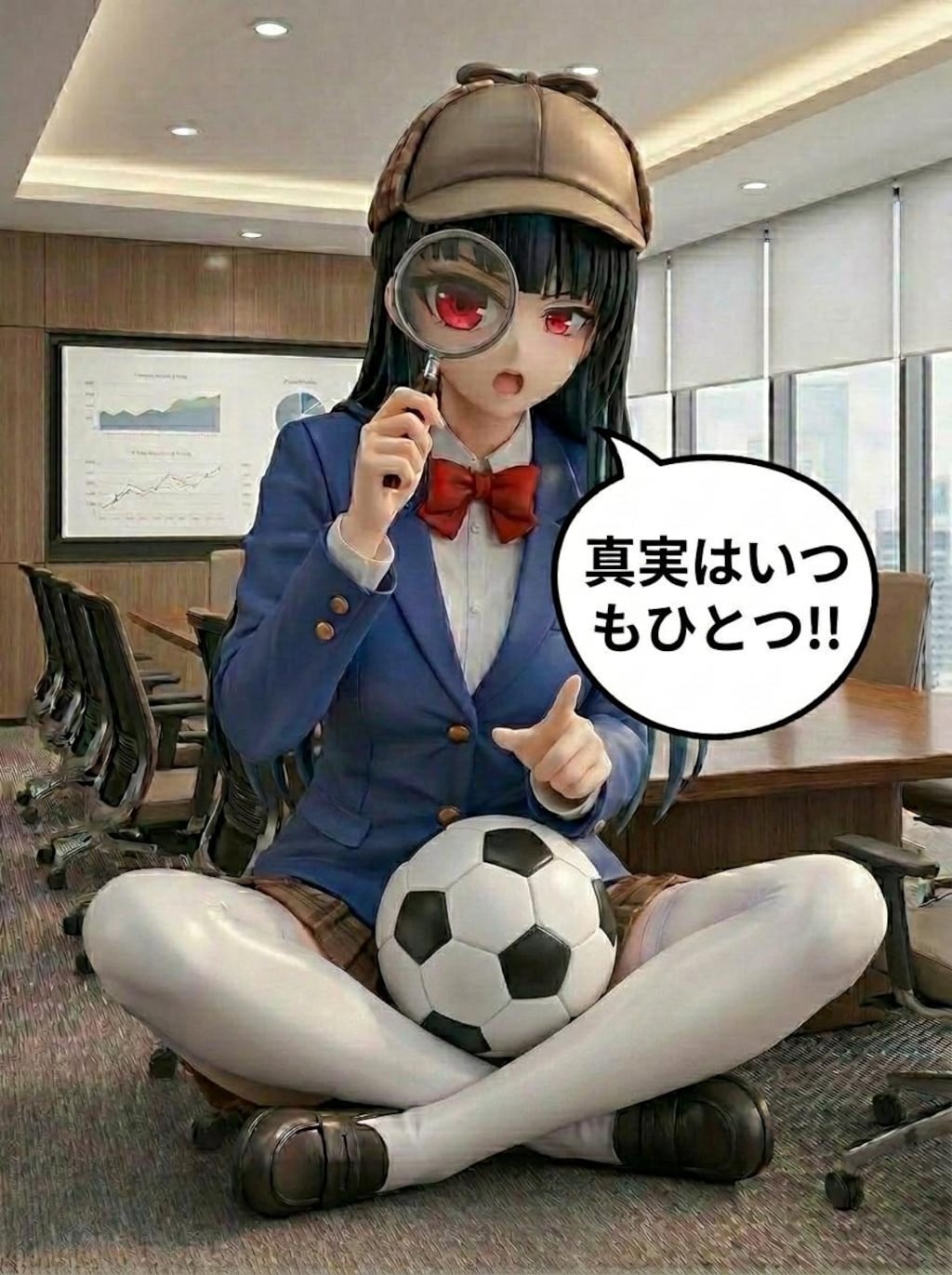 ワールドカップ乱入!!JK探偵ししょちゃん