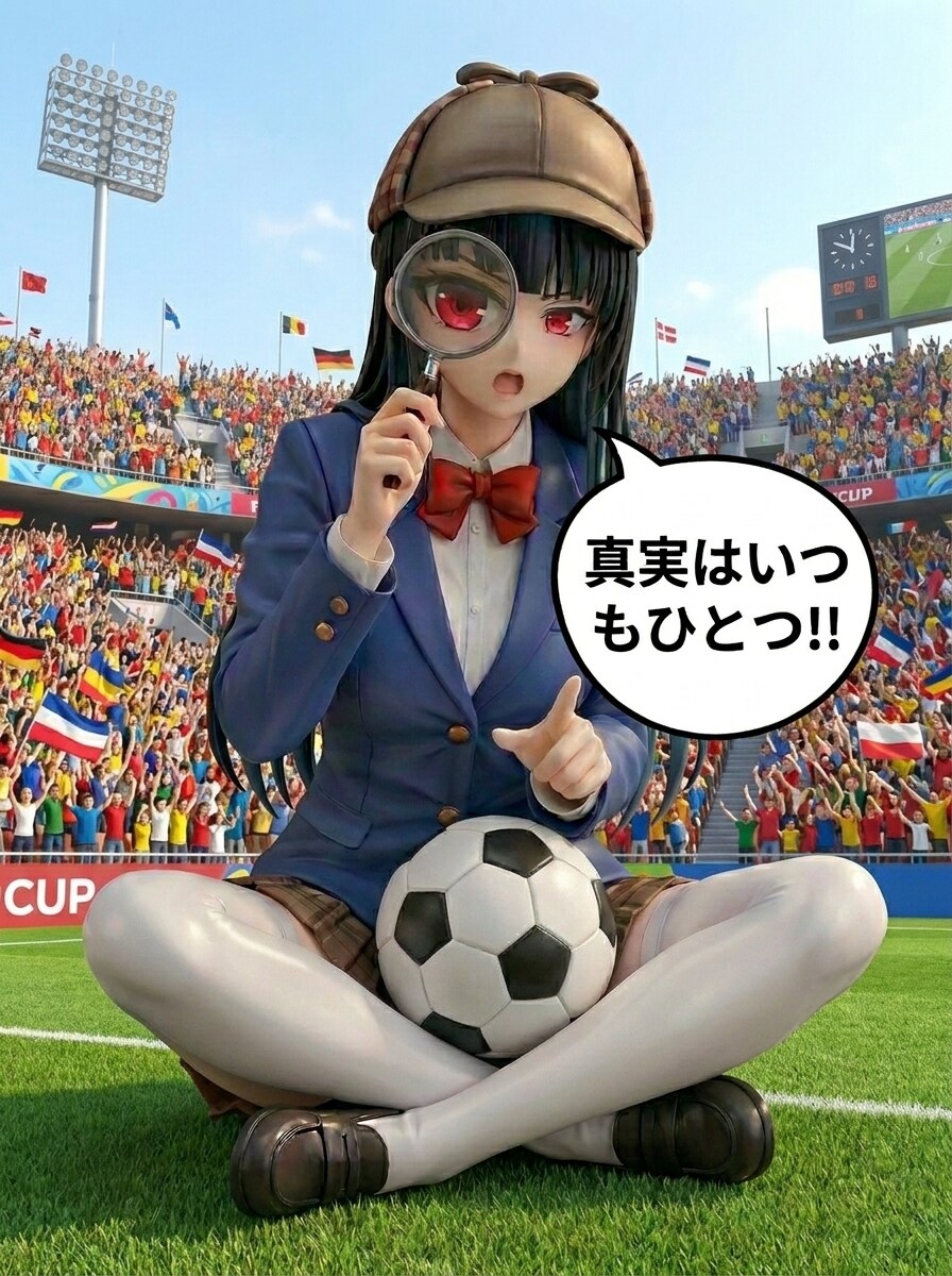 ワールドカップ乱入!!JK探偵ししょちゃん