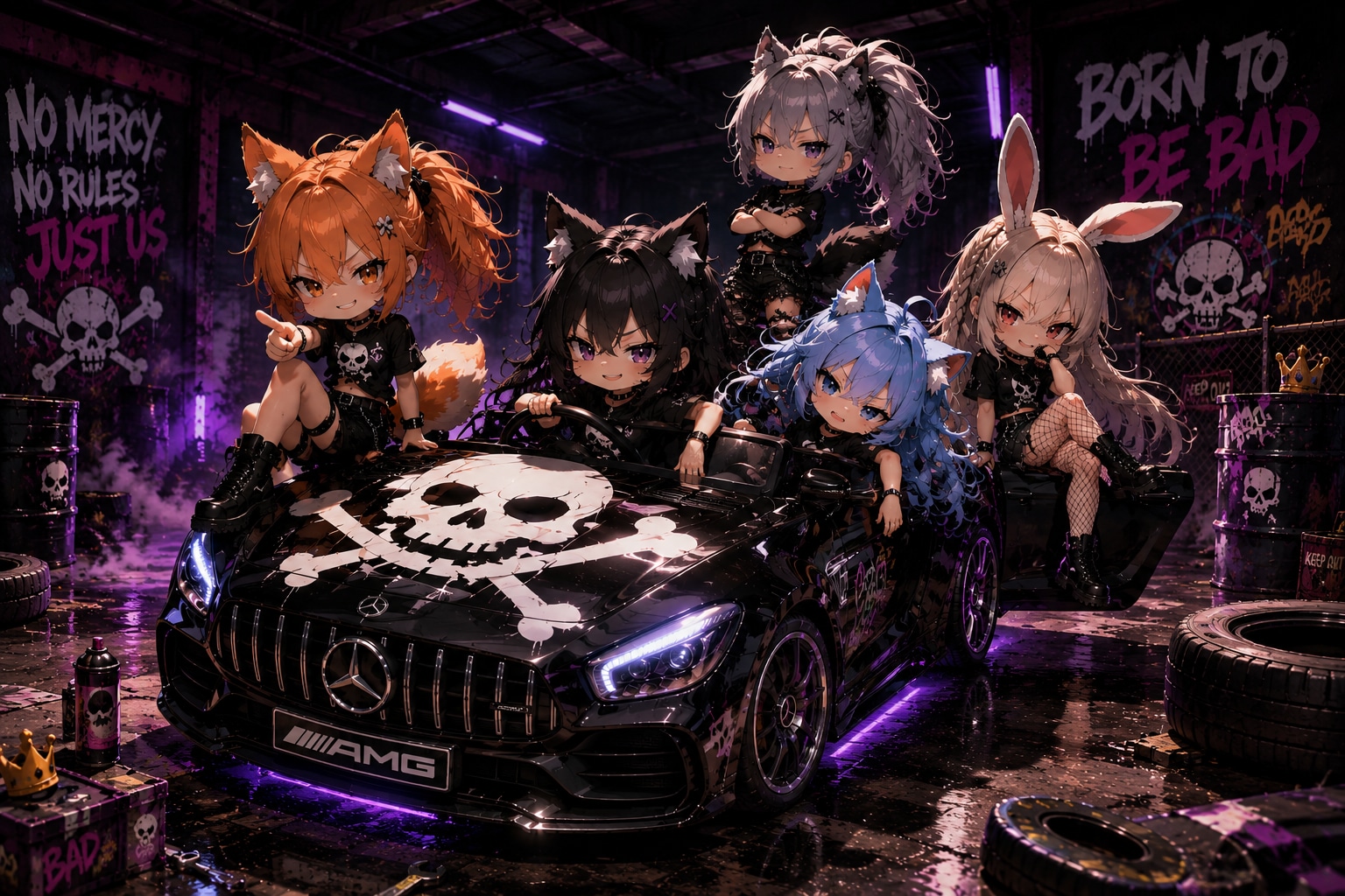 仲良しチーム「ドクロ💀」