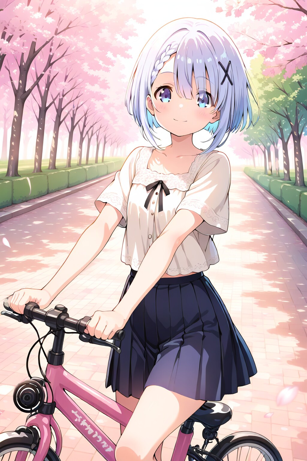 春風に揺れる青い瞳 | の人気AIイラスト・グラビア