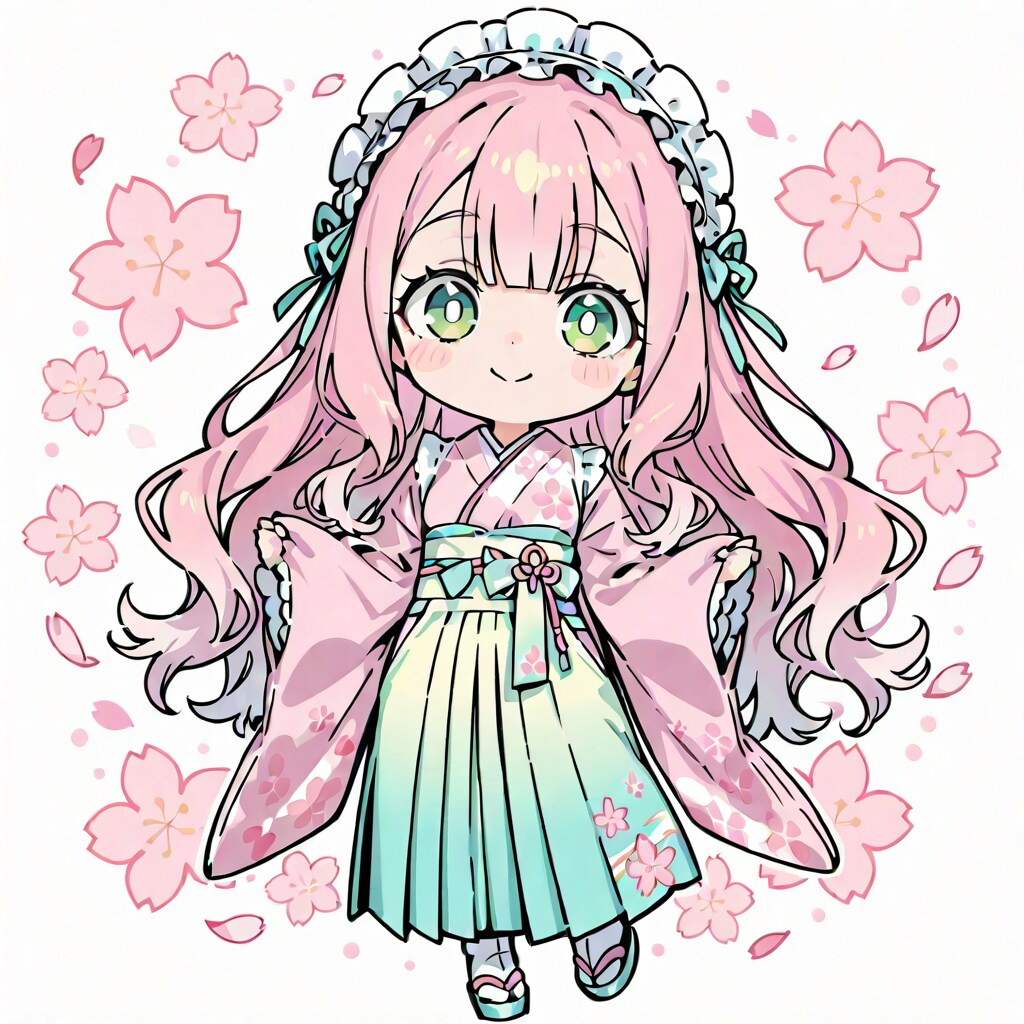 着物（春桜） | の人気AIイラスト・グラビア