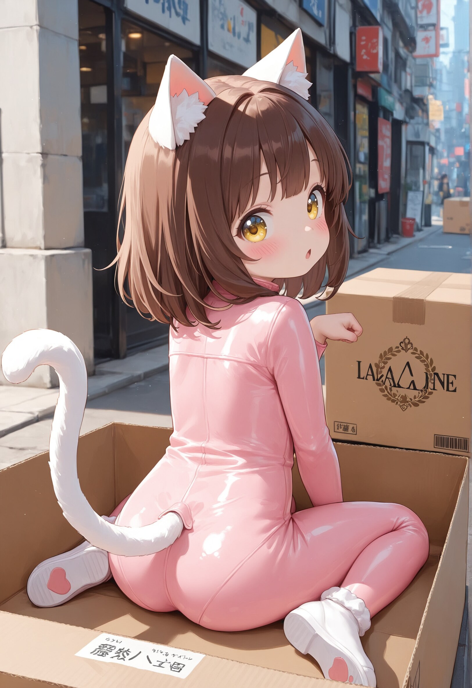 拾ってにゃ～ | の人気AIイラスト・グラビア