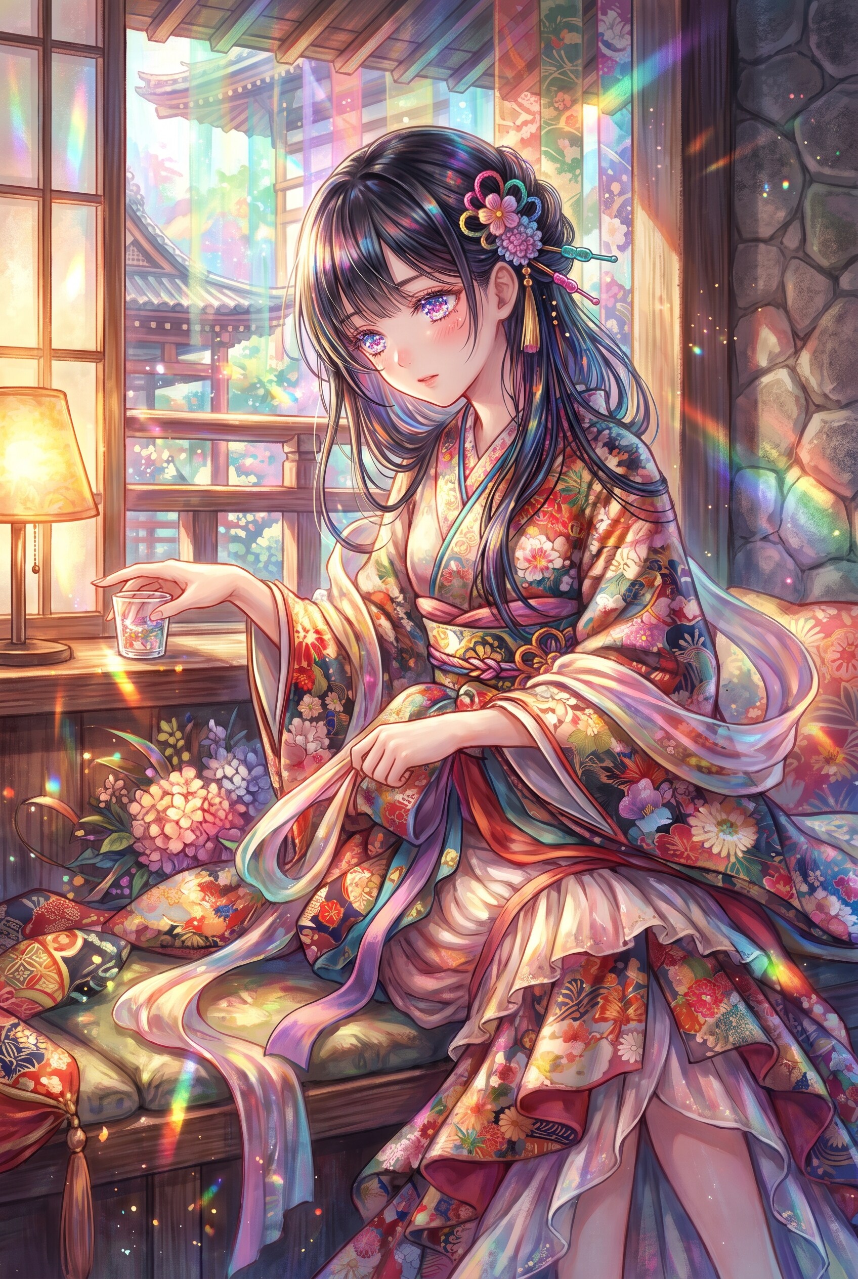 窓辺微光譜