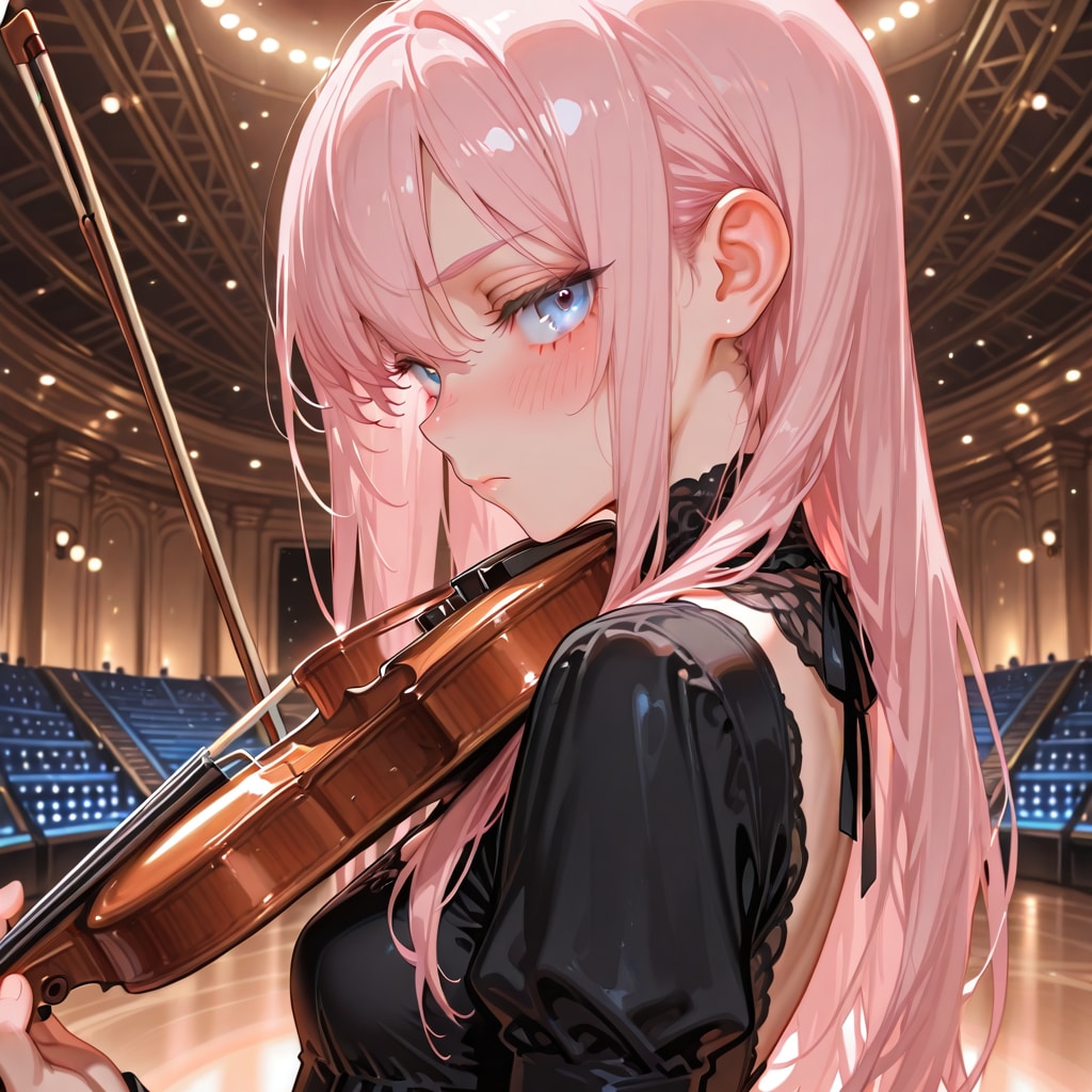 耳フェチの心を揺さぶるバイオリンどなちゃん