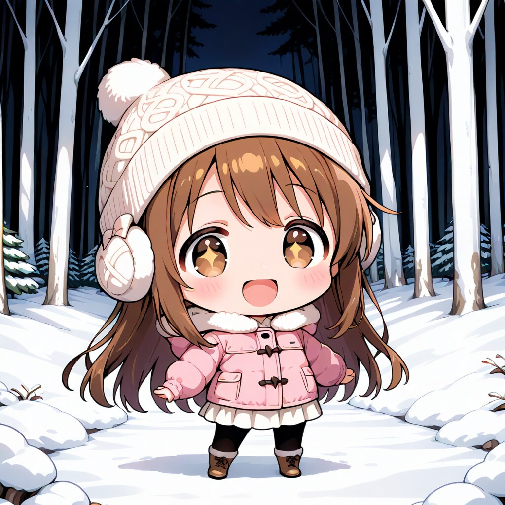 SDかえでちゃんの冬景色