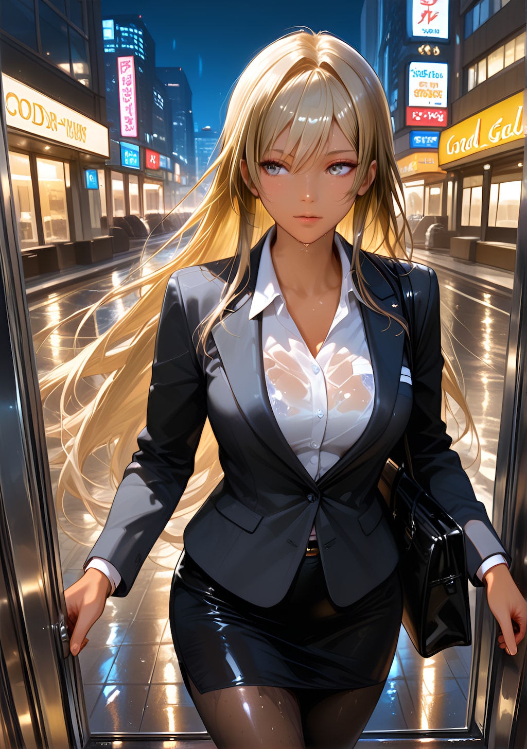 堀田成美（HottaNarumi）取引先のエロ社長私の体舐めまわすように見やがってキモいんだよ、あ～仕事かったりぃ