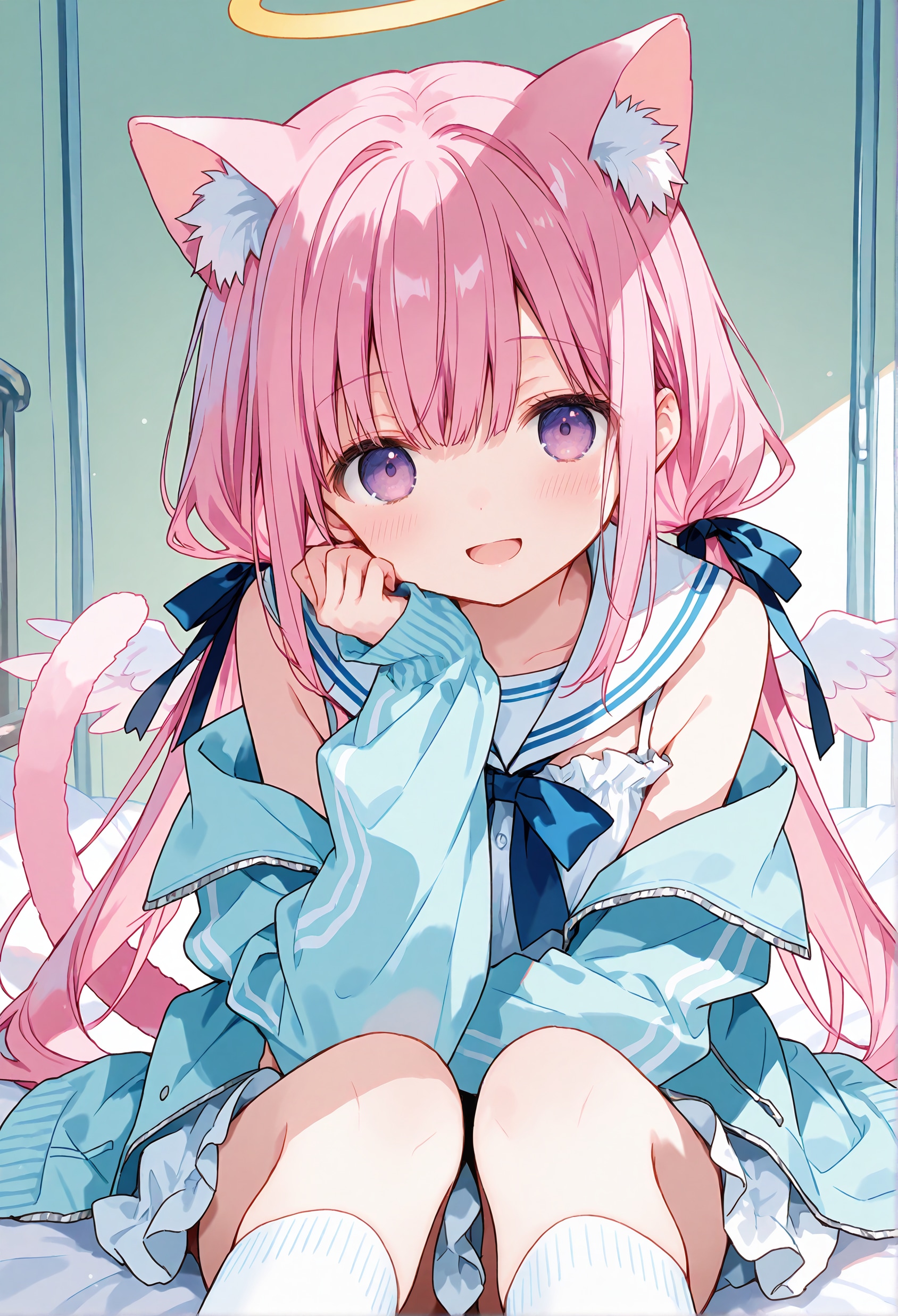 天使界隈猫耳桃香 04 | の人気AIイラスト・グラビア