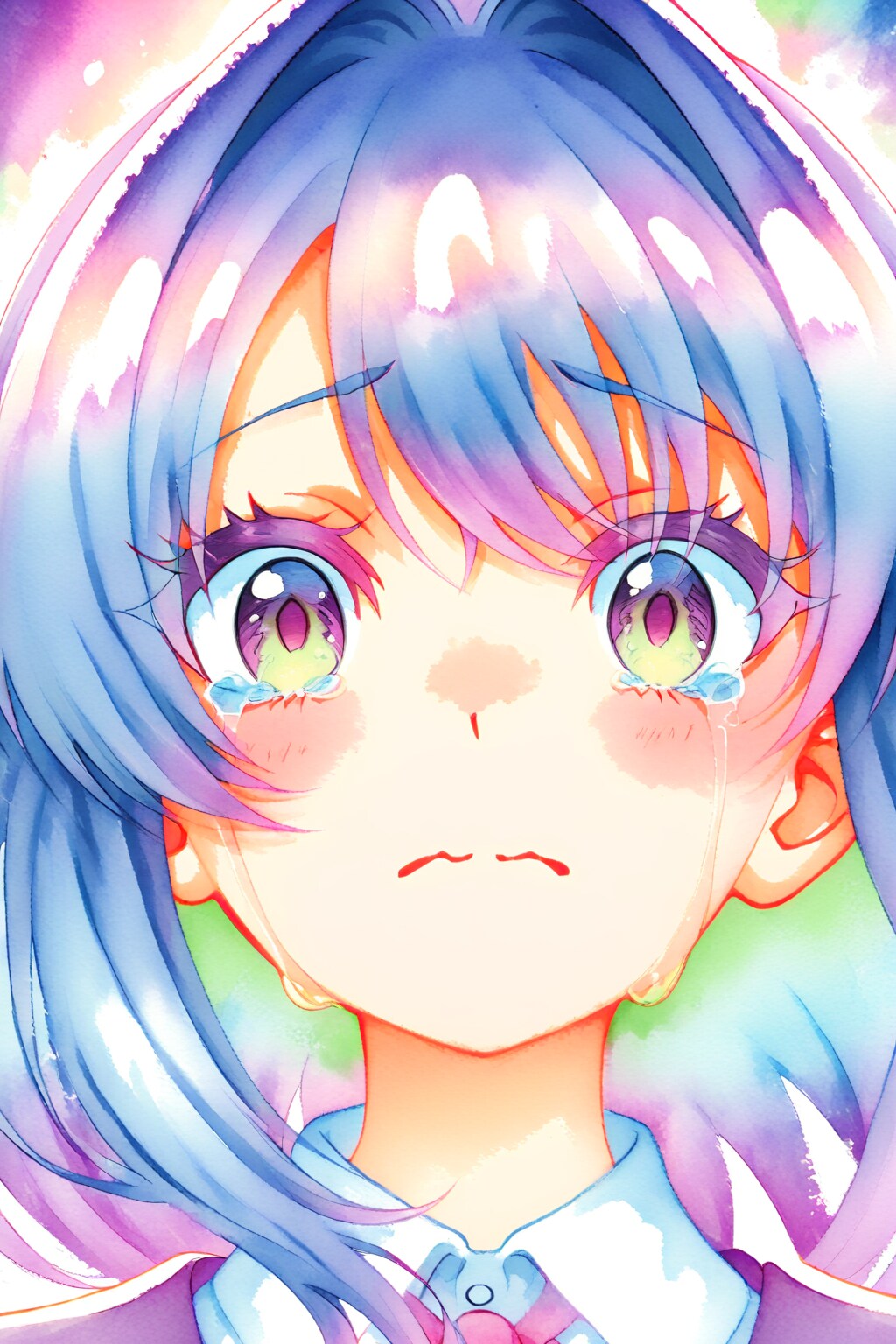 「にじんだ世界で、きみを探してる。」 💧🌈