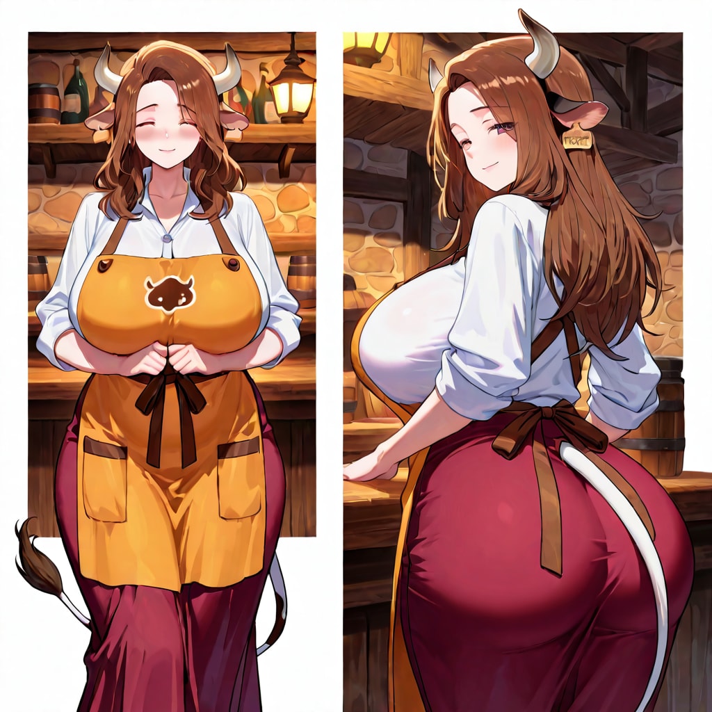 酒場の牛お姉さん | の人気AIイラスト・グラビア