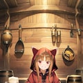 ビール好きな狼娘 4枚目