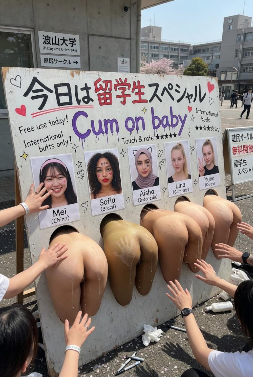 波山大学壁尻サークル
