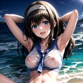鷺沢文香【前編】セーラーミズギ・スリングショット 3枚目