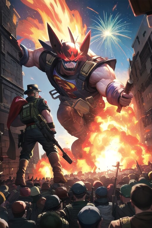 【１語生成】超兄貴 爆裂乱闘篇