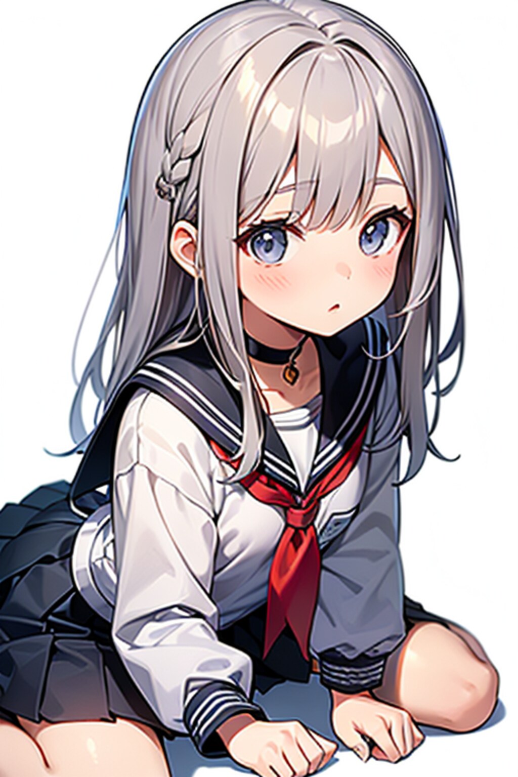 セーラー服とチョーカー