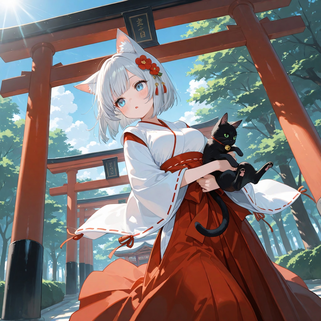 猫巫女様と千本鳥居