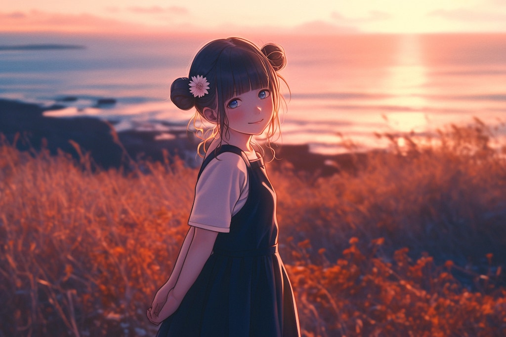 夕暮れのおだんごちゃん🍡✨212