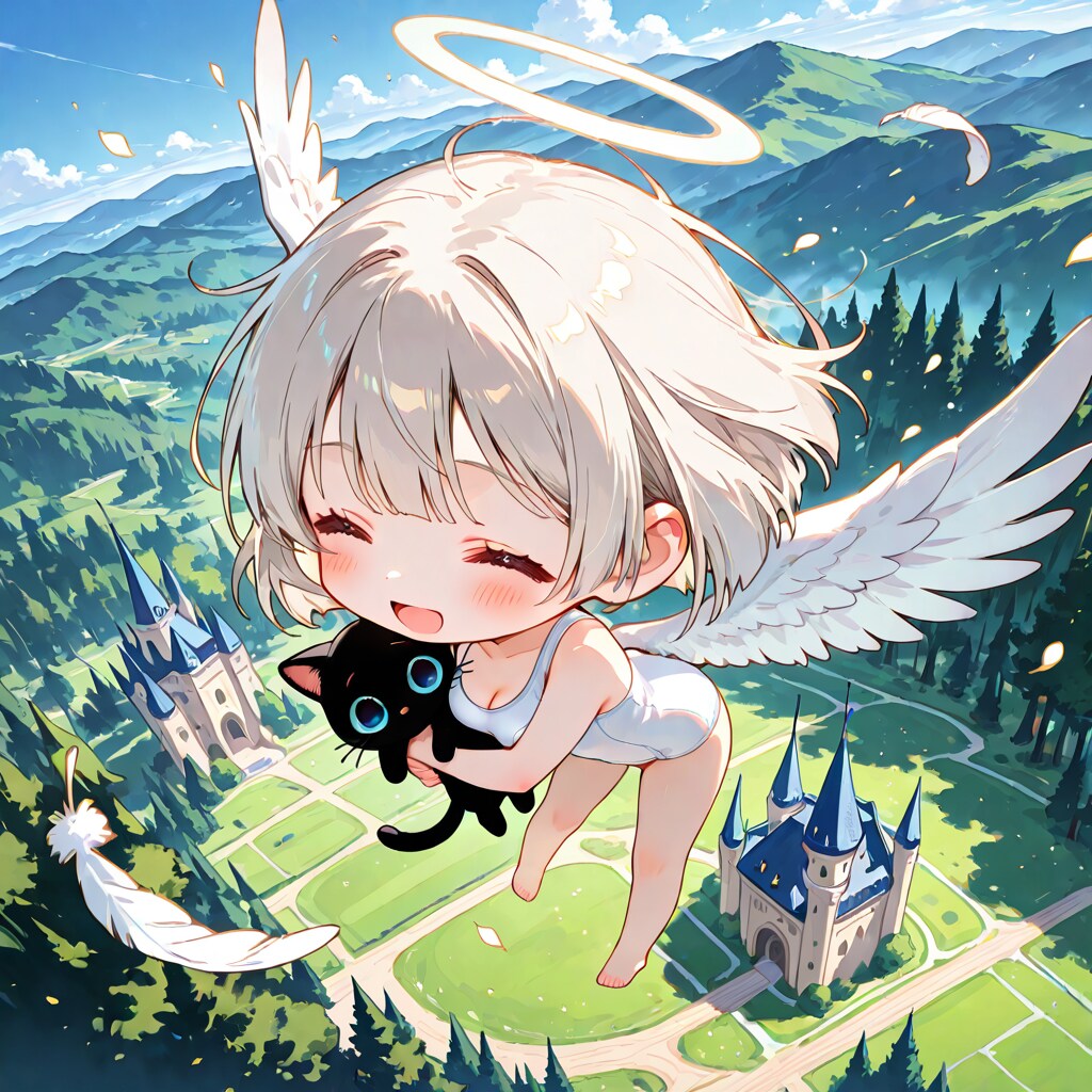 スク水天使とクロネさん