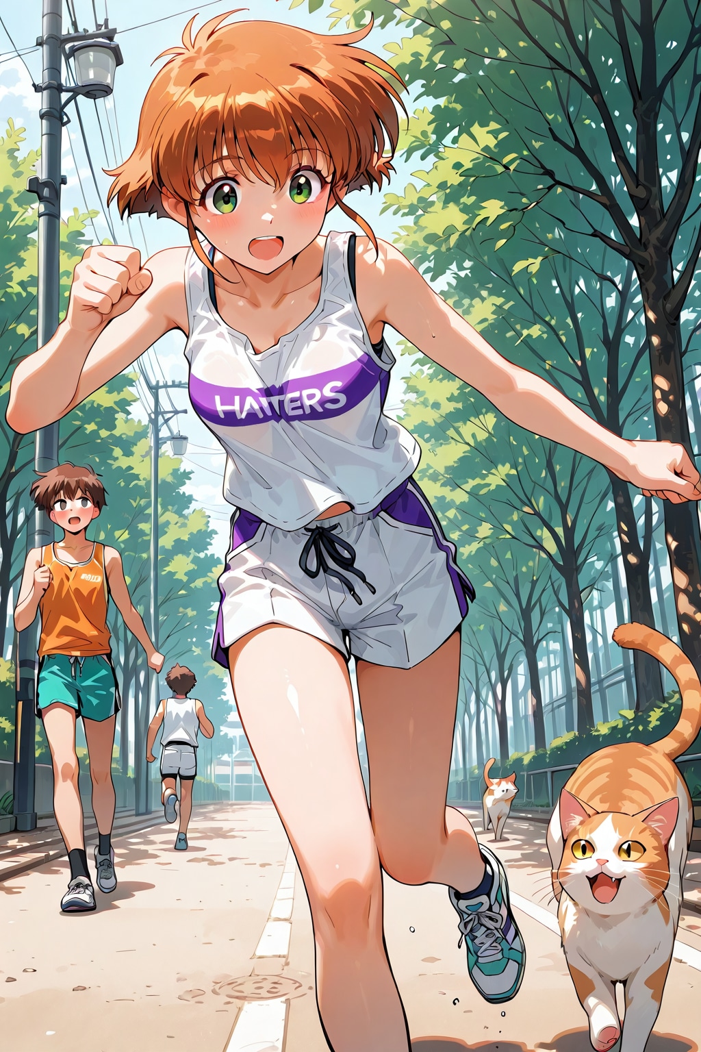 朝練 | の人気AIイラスト・グラビア