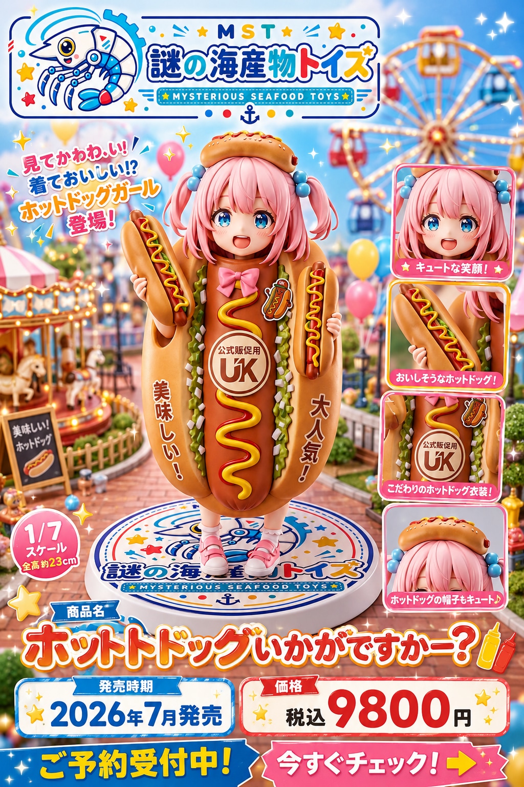 ホットドッグいかがですかー？