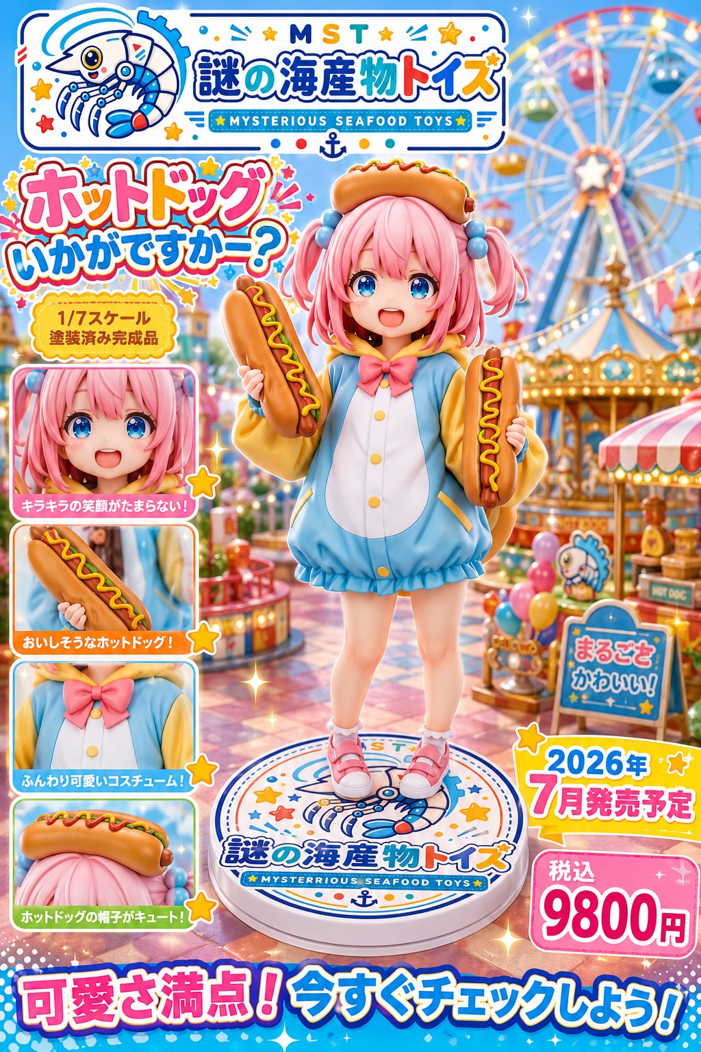 ホットドッグいかがですかー？