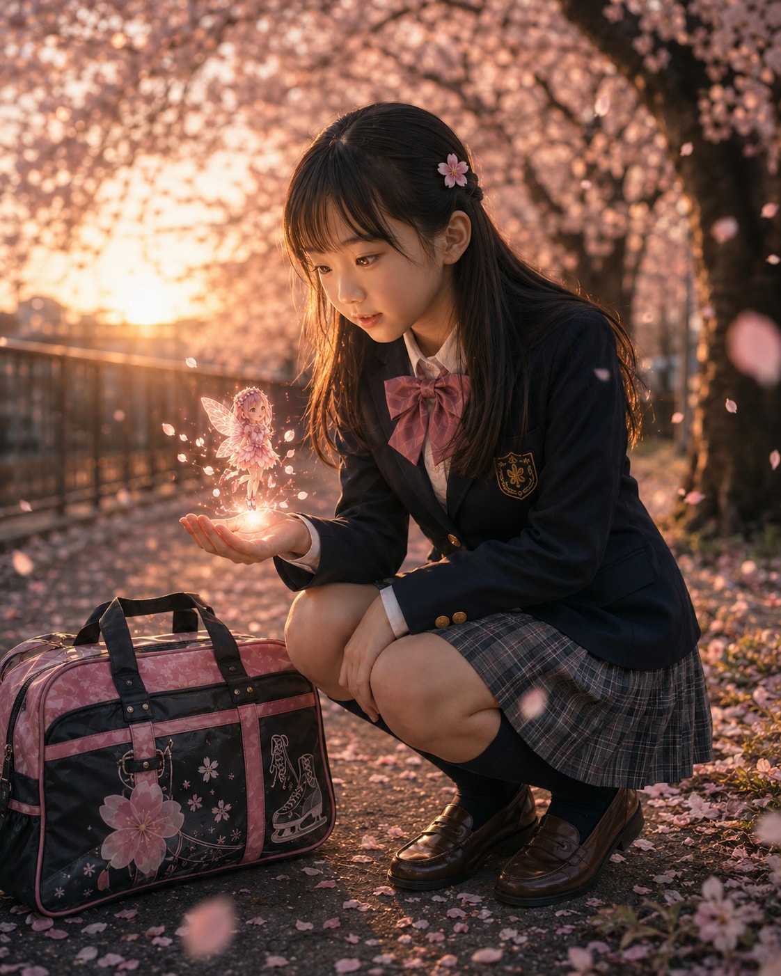 春の夕暮れのあの日、君と出会った