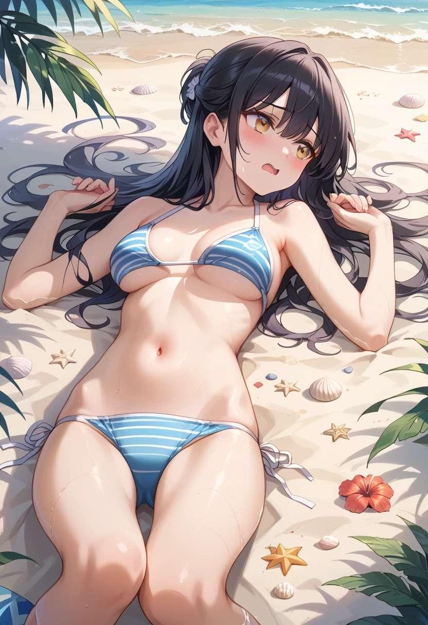 ストライプビキニ