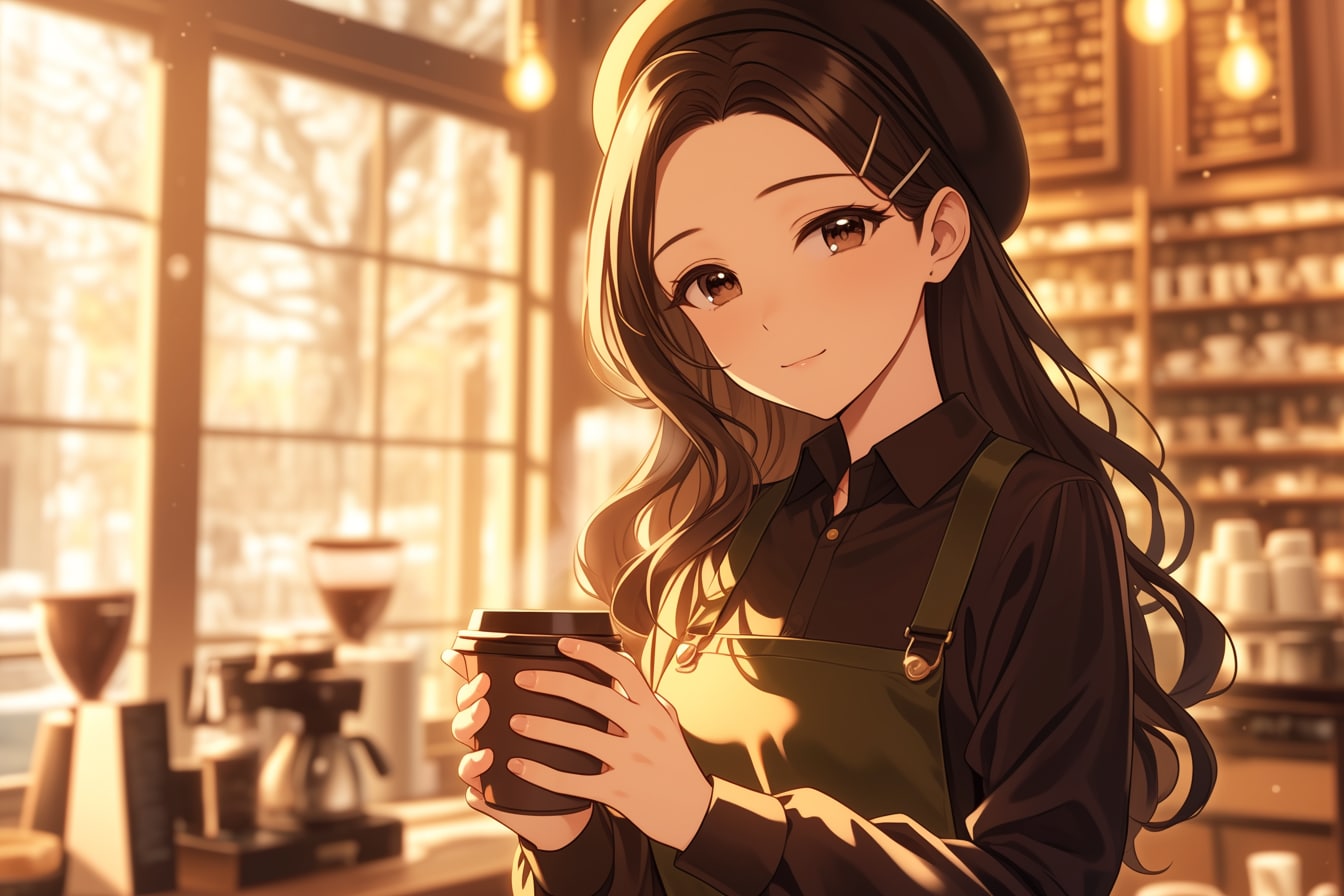 カフェのお姉さん☕✨93 | の人気AIイラスト・グラビア