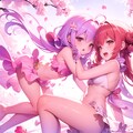 桜の精の姉妹 2枚目