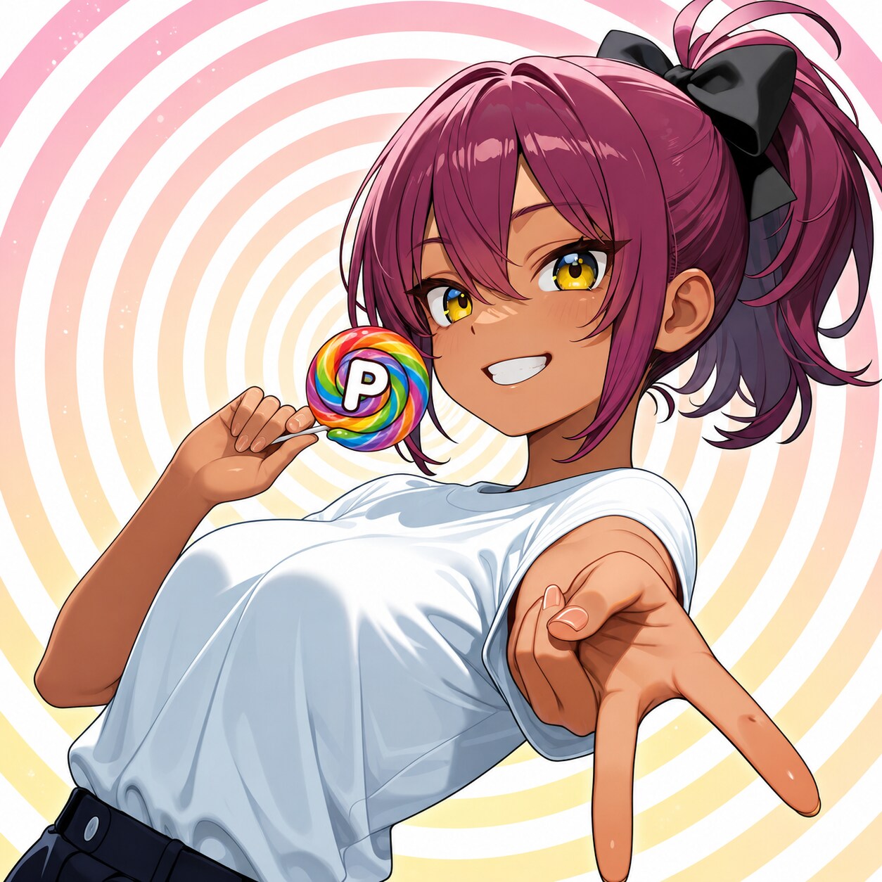 ぐるぐるキャンディ♪ | の人気AIイラスト・グラビア
