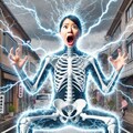昔のアニメの感電した表現をやってみたい 9枚目