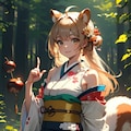 リスと栗A 5枚目